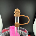 Load image into Gallery viewer, Creative Cartoon Straw Decorative Cover
