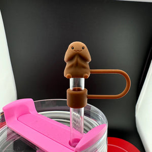 Creative Cartoon Straw Decorative Cover