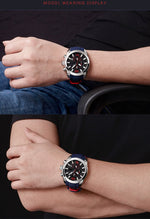 Load image into Gallery viewer, Men&#39;s multifunctional chronograph watch

