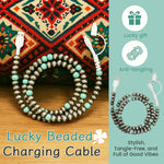 Load image into Gallery viewer, Bohemian Style Handmade Beaded Data Cable
