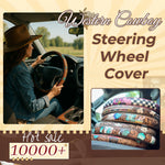Load image into Gallery viewer, Retro Western Cowboy Car Universal Steering Wheel Cover
