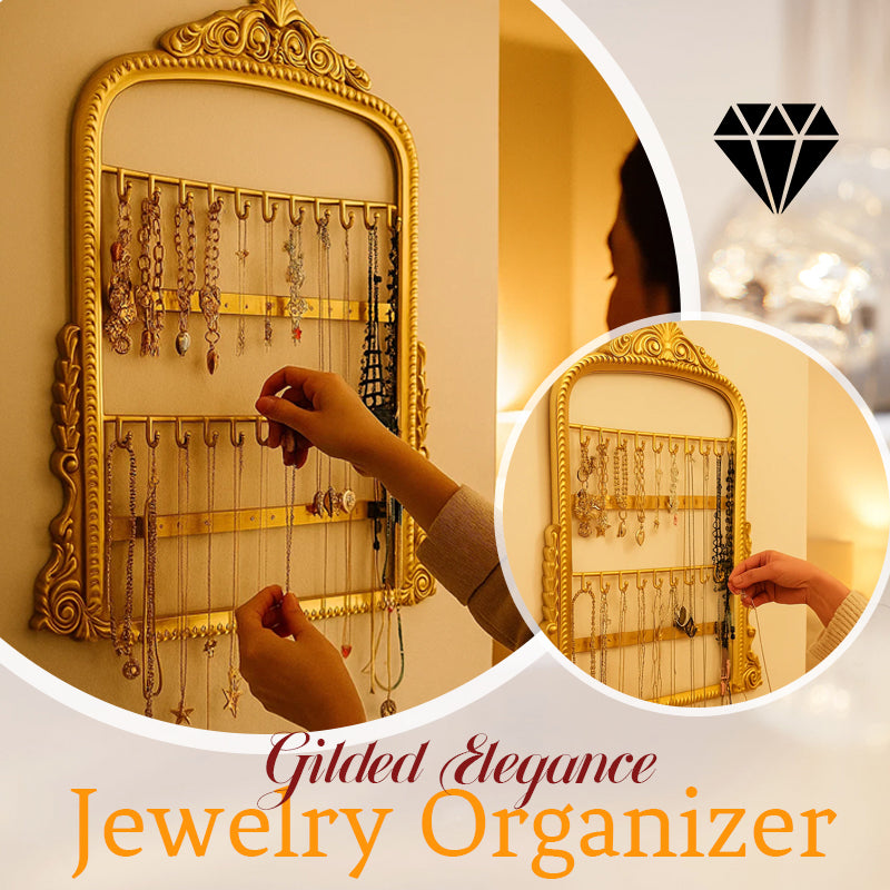 💎 Gilded Elegance Jewelry Organizer – Display Your Treasures Like Royalty