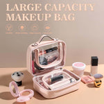 Load image into Gallery viewer, Multi-compartment travel cosmetic bag
