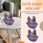 Load image into Gallery viewer, Cute Glass Hen Jar
