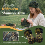 Load image into Gallery viewer, Iridescent Shimmer Yarn: A Touch of Magic in Every Stitch
