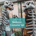 Load image into Gallery viewer, Realistic Dinosaur Skeleton Costume Set
