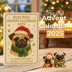 Load image into Gallery viewer, 🐾🎄 Funny Pug Advent Calendar 2025
