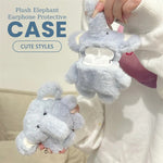 Load image into Gallery viewer, Cute Plush Elephant Earphone Protective Case
