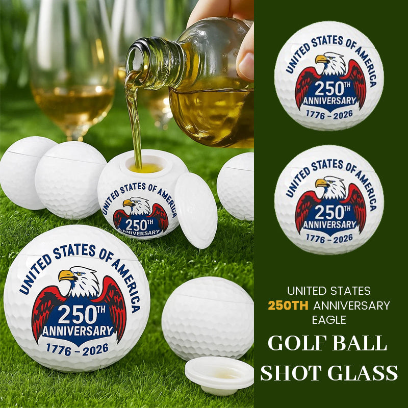 🦅 United States 250th Anniversary Eagle Golf Ball Shot Glass(1SET=3PCS)
