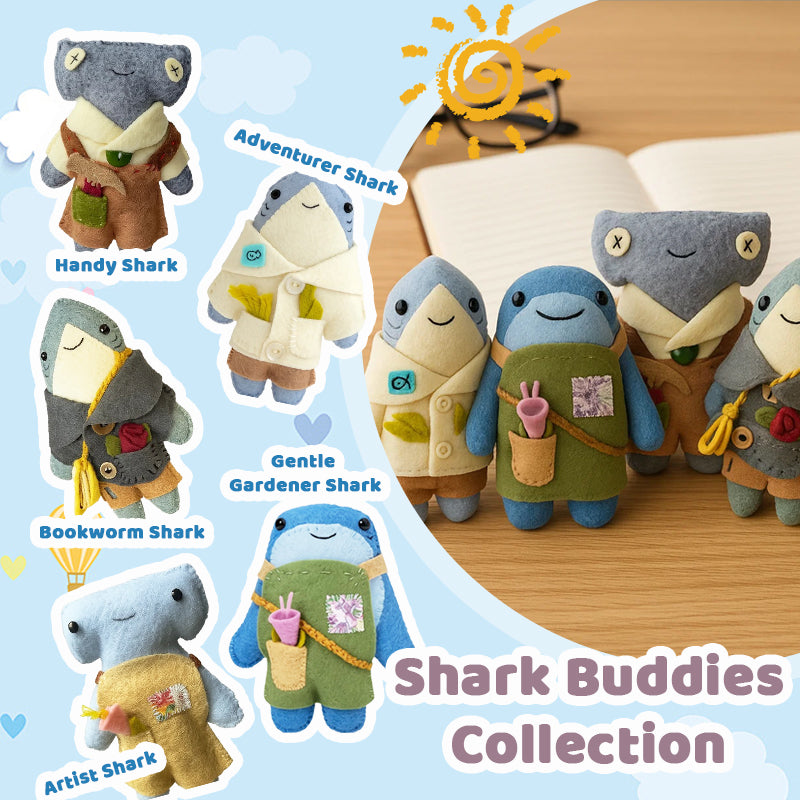 🧵✨ Shark Buddies Collection🔥Limited to 100 pieces each, while stocks last🔥