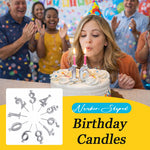 Load image into Gallery viewer, Number-shaped Birthday Candles
