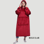 Load image into Gallery viewer, Usb Electric Heating Function Home Blanket Hooded Sweater Blanket
