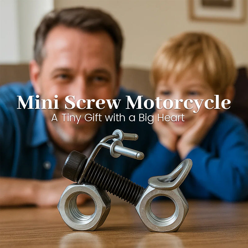 🛠️ Mini Screw Motorcycle – A Tiny Gift with a Big Heart