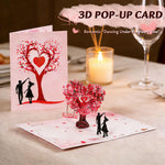 Load image into Gallery viewer, Romantic "Dancing Under the Heart Tree" 3D Greeting Card
