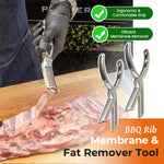 Load image into Gallery viewer, 🔪 BBQ Rib Membrane &amp; Fat Remover Tool – For Effortless Meat Prep!
