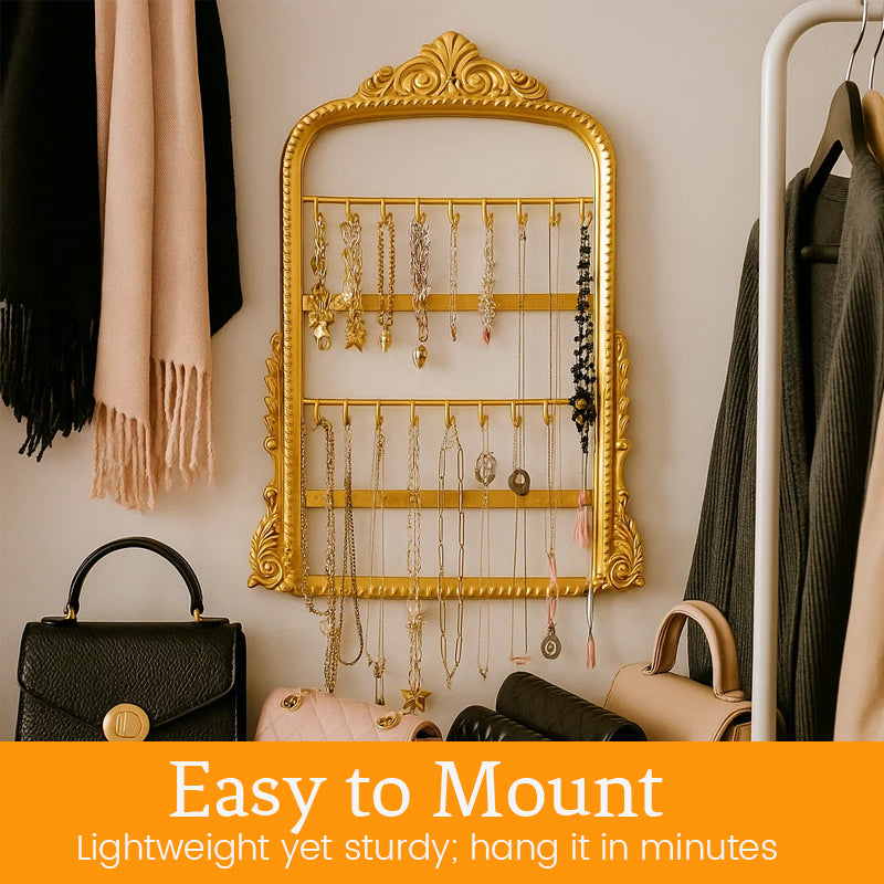 💎 Gilded Elegance Jewelry Organizer – Display Your Treasures Like Royalty