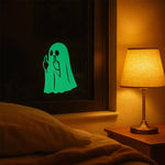Load image into Gallery viewer, 👻 Glowing Ghost Middle Finger Sticker — Light Up the Night with a Little Attitude
