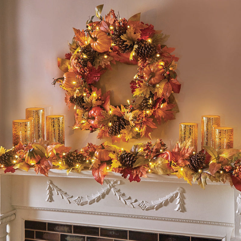 🌕 Harvest Moon Glow – Autumn Fairy Light String