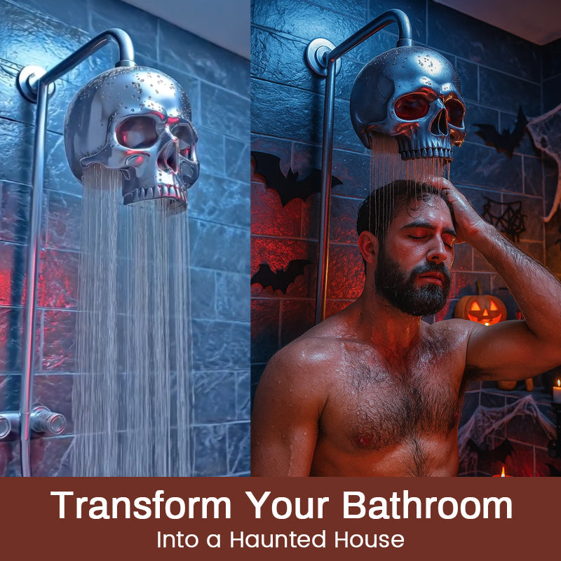 💀 Skull Shower Head – Summon the Spirit of Halloween Every Morning