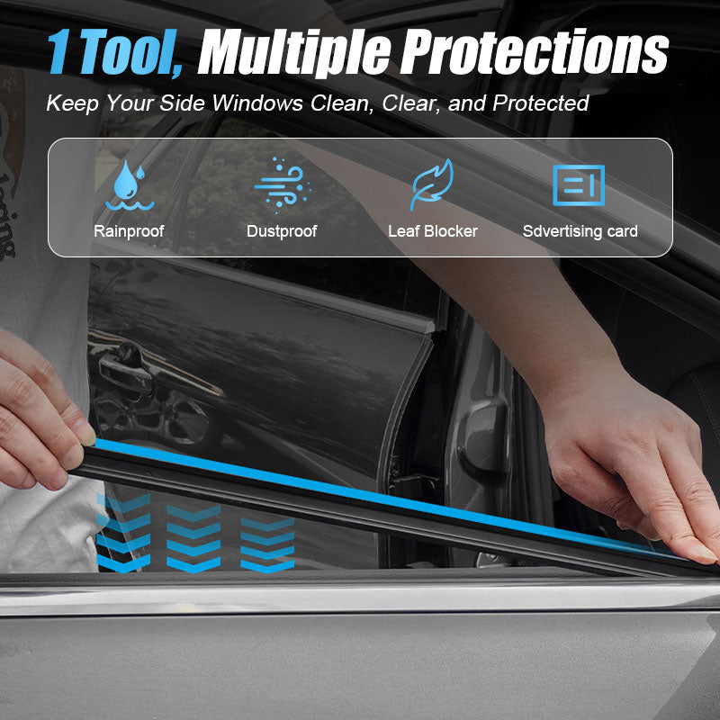 🚗 All-Weather Side Window Wiper for Cars（1 Pair）