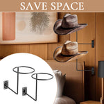 Load image into Gallery viewer, Wall-Mounted Metal Hat Rack
