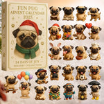 Load image into Gallery viewer, 🐾🎄 Funny Pug Advent Calendar 2025
