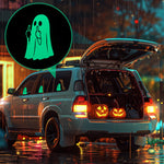 Load image into Gallery viewer, 👻 Glowing Ghost Middle Finger Sticker — Light Up the Night with a Little Attitude
