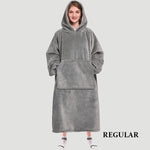 Load image into Gallery viewer, Usb Electric Heating Function Home Blanket Hooded Sweater Blanket
