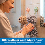 Load image into Gallery viewer, Cute Dog Hand Towel – Ultra Absorbent Hanging Microfiber Drying Towe
