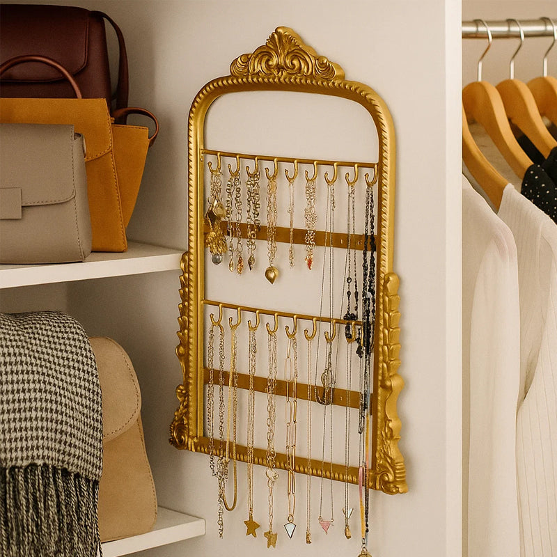 💎 Gilded Elegance Jewelry Organizer – Display Your Treasures Like Royalty