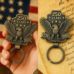 Load image into Gallery viewer, 🦅 1776–2026: America’s 250th Anniversary Commemorative Eagle Keychain
