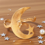Load image into Gallery viewer, Star And Moon Pattern Open Bracelet
