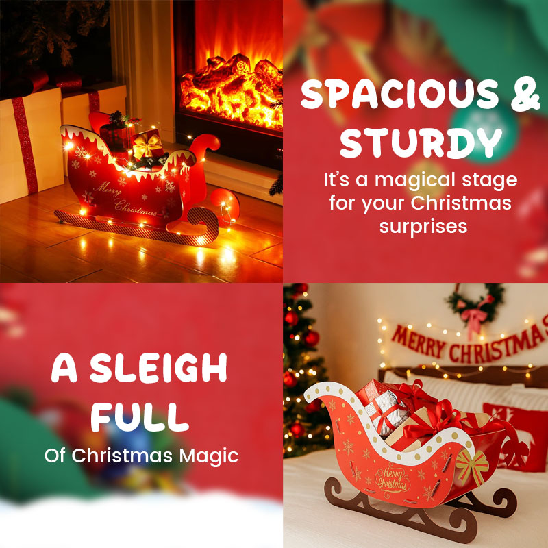 🎁 Santa’s Sleigh Gift Basket 🛷