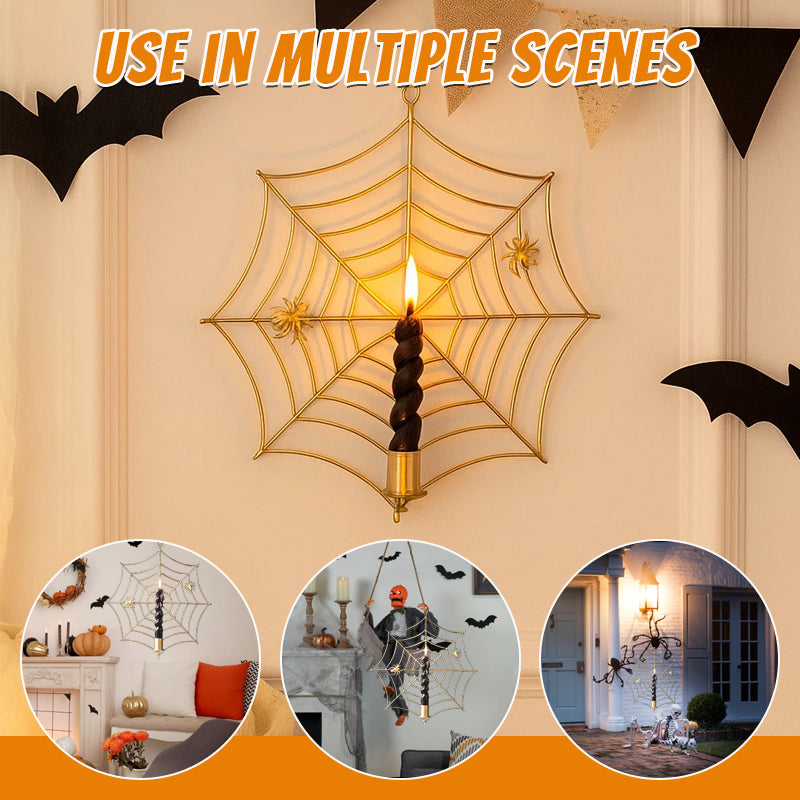 Spider Web Candle Holder