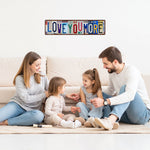 Load image into Gallery viewer, ❤️ Love You More Vintage Wall Sign
