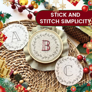 Letter Embroidery Decoration Set