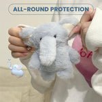 Load image into Gallery viewer, Cute Plush Elephant Earphone Protective Case
