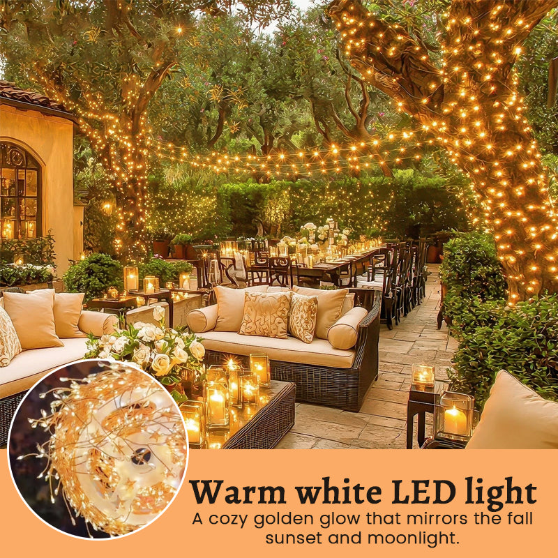 🌕 Harvest Moon Glow – Autumn Fairy Light String