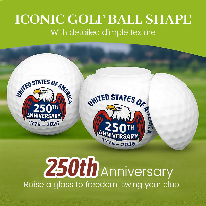 🦅 United States 250th Anniversary Eagle Golf Ball Shot Glass(1SET=3PCS)