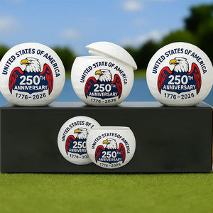 🦅 United States 250th Anniversary Eagle Golf Ball Shot Glass(1SET=3PCS)