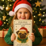 Load image into Gallery viewer, 🐾🎄 Funny Pug Advent Calendar 2025
