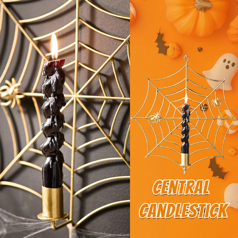 Spider Web Candle Holder