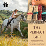 Load image into Gallery viewer, 🐴 Mini Girth Keychain — Carry the Spirit of the Saddle 🌾
