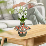 Load image into Gallery viewer, Royal Moth Art Vase – Handcrafted Ceramic Elegance 🦋🏺
