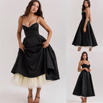 Load image into Gallery viewer, Suspender V-Neck Sleeveless Dress
