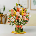 Load image into Gallery viewer, 💐 3D Pop-Up Everlasting Flower Bouquet Greeting Card
