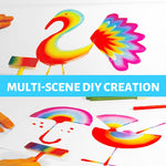 Load image into Gallery viewer, Rainbow Paintbrush Set
