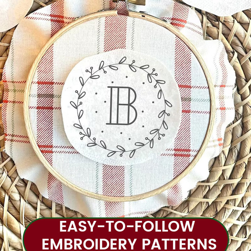 Letter Embroidery Decoration Set