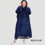 Load image into Gallery viewer, Usb Electric Heating Function Home Blanket Hooded Sweater Blanket
