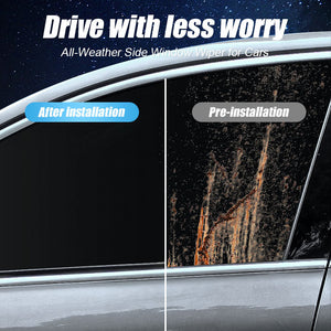 🚗 All-Weather Side Window Wiper for Cars（1 Pair）